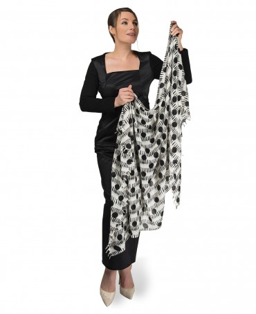 Палантин Женский W40-POINTS/NOIR